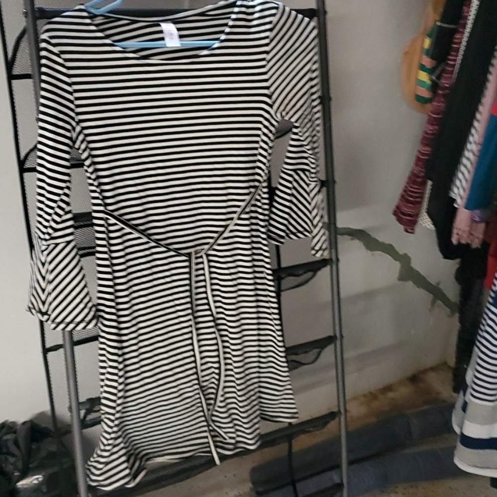 Girls striped dress